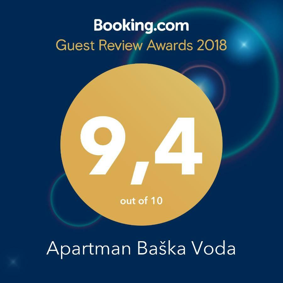 Apartman Baška Voda Esterno foto